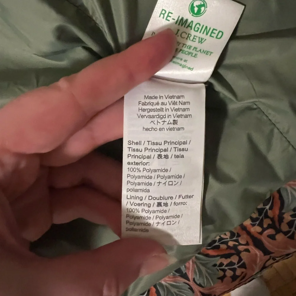 J Crew Flurry puffer jacket with PrimaLoft® in Liberty May Nouveau print - Picture 10 of 11